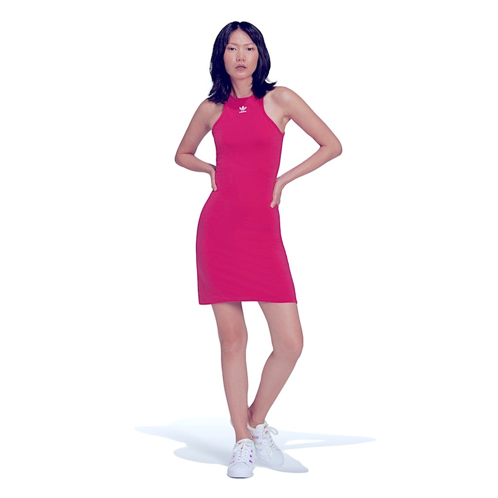 adidas Neon Pink Racerback Mini Dress